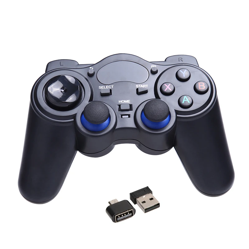 Универсальный беспроводной игровой джойстик 2,4G, черные геймпады для Android tv Box, планшетов, ПК GPD XD, игровой контроллер с USB Приемником, FW1S
