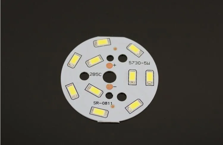 5 Вт Patch 48 мм LED 5730SMD 450-500LM лампа опорная плита с алюминиевой пластиной для лампы глобус X10