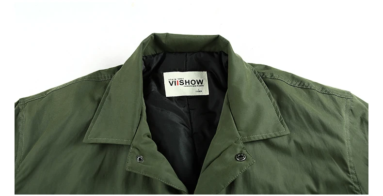 Viishow зимняя куртка Для мужчин длинная парка Пальто для будущих мам Mutil карман Повседневное длинные бурелом хип-хоп пальто для Для мужчин
