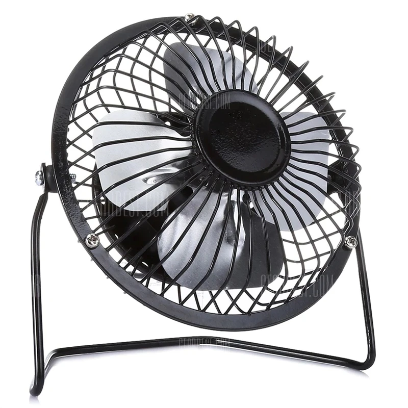 USB Fan Metal Mini Portable Quiet Desktop Desk Silent Laptop PC Cooler Cooling