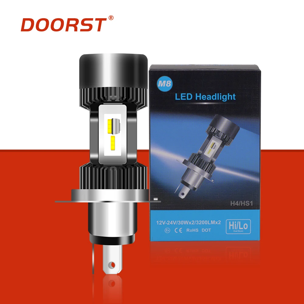 1pc HS1 h4 Led Motorcycle Scooter Light Bulb Motorbike h4 Led Headlight