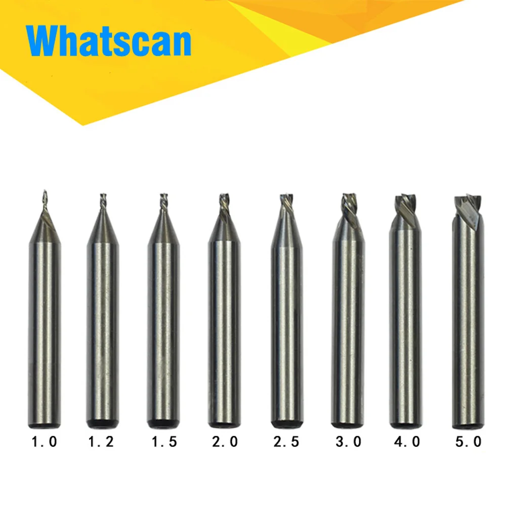 

HSS End Mill Milling Set Key Cutter Cutting Machine Parts Locksmith Tools Cutters Bits Twist Drill 4 pieces/lot Locksmith Tools