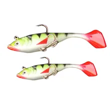 2 шт. рыболовные снасти мягкие приманки свет привести рыбалку искусственные приманки джиг воблер безопасности и выживания Z912