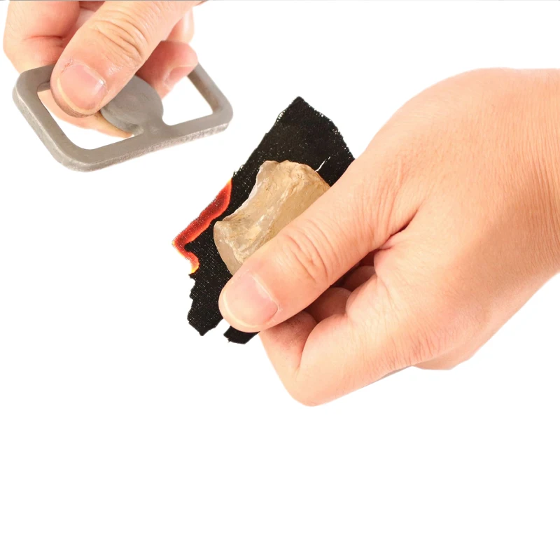 LETAOSK Emergency Flint Fire Starter Primitive Outdoor Camping BBQ Survival Safety Match Lighter Carbon Steel Striker Tool