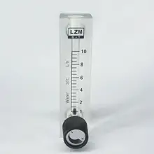 1-10L/ч 2-20L/ч 3-30L/ч 5-50L/ч 6-60L/ч LZM-6T воды расходомер жидкости ротаметр с клапаном Push в 8 мм трубы Давление 0.1Mpa