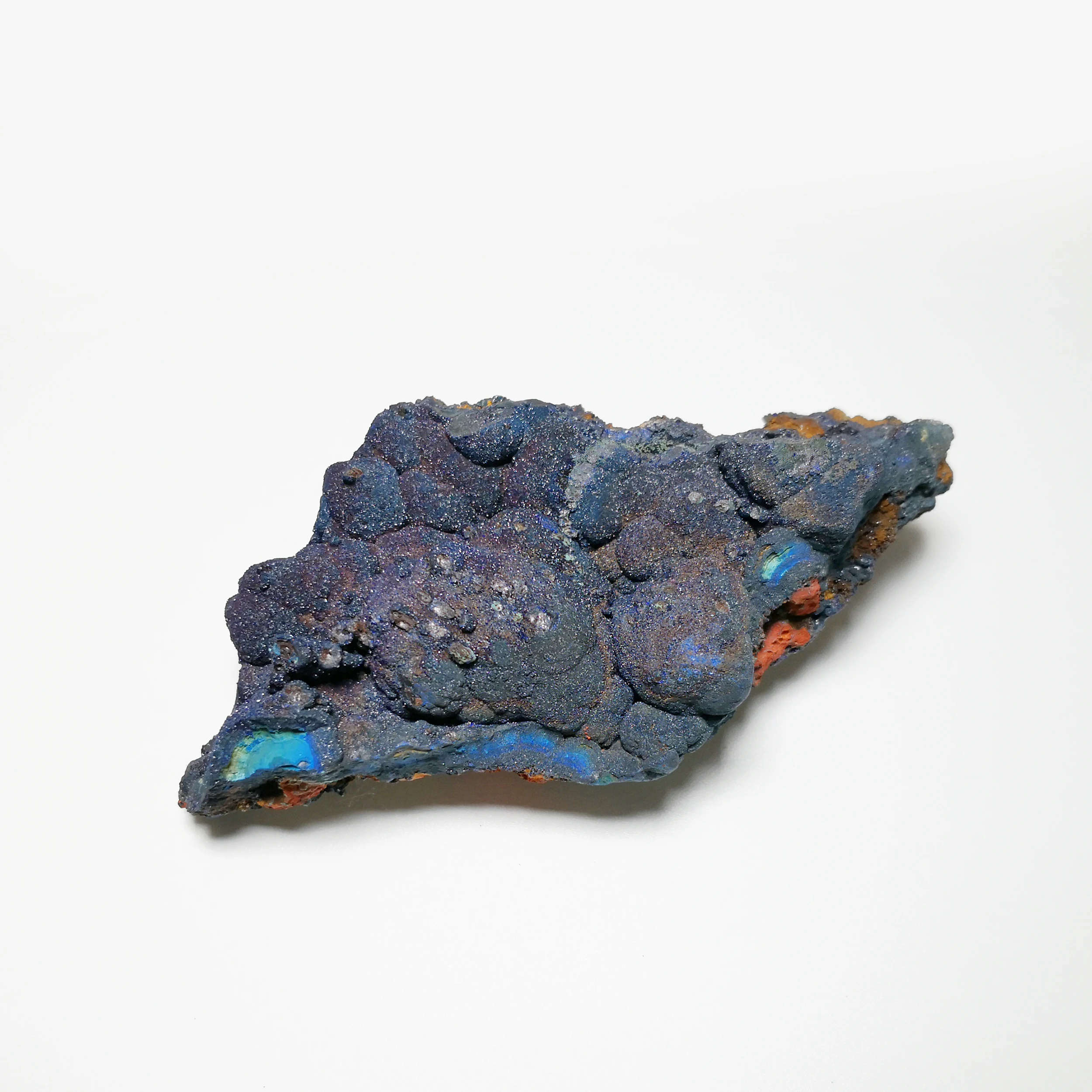 

297g NATURAL Stones and Minerals Laos malachite azurite ore crystal specimens blue ore C2-16