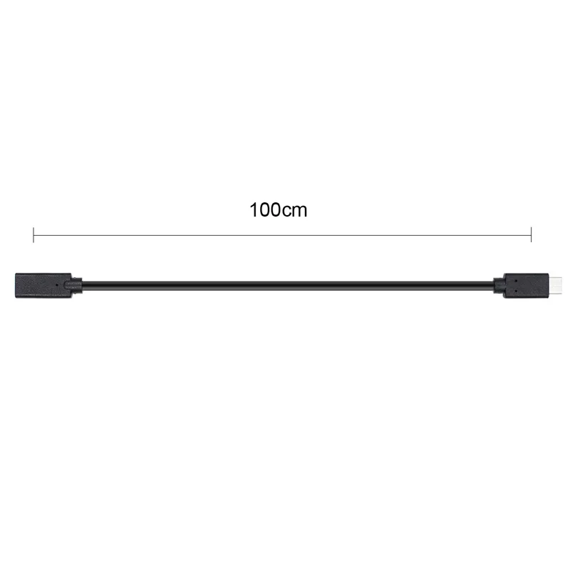 100 cm lengthen data cable type-C port selfie stick extension mount for dji osmo Pocket Handheld gimbal camera Accessories 1 (8)