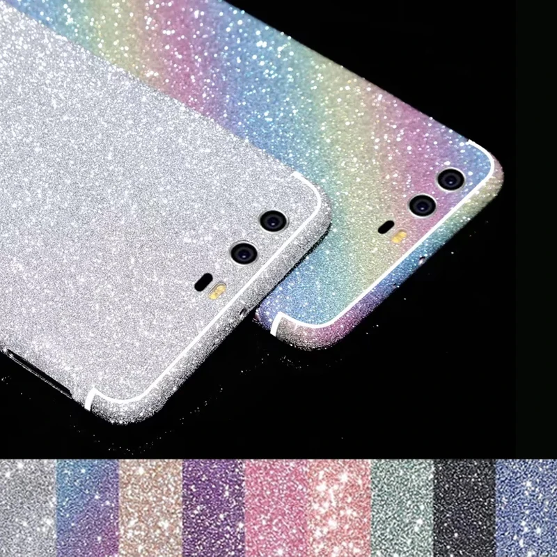 

Bling Shiny Full Body Phone Sticker For Huawei P10 Lite Protective Film Glitter Skin Sticker For Huawei P10 P10 Plus