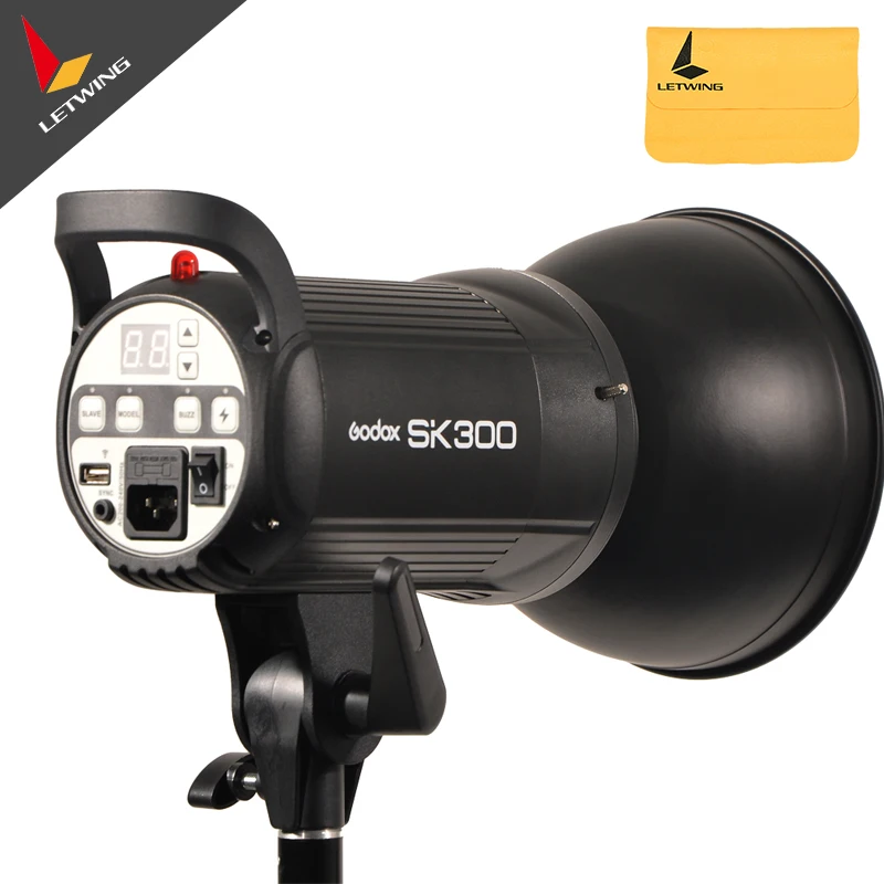 Godox SK300 Professional Studio Strobe SK Series 110V 300WS 5600K Flash ...