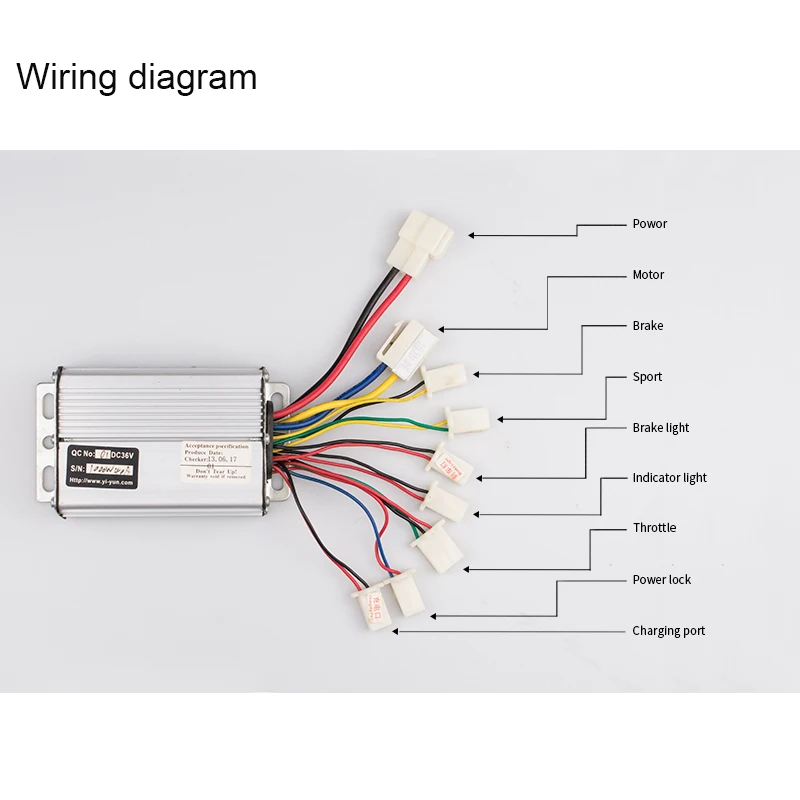 brushed controller Wiring diagram