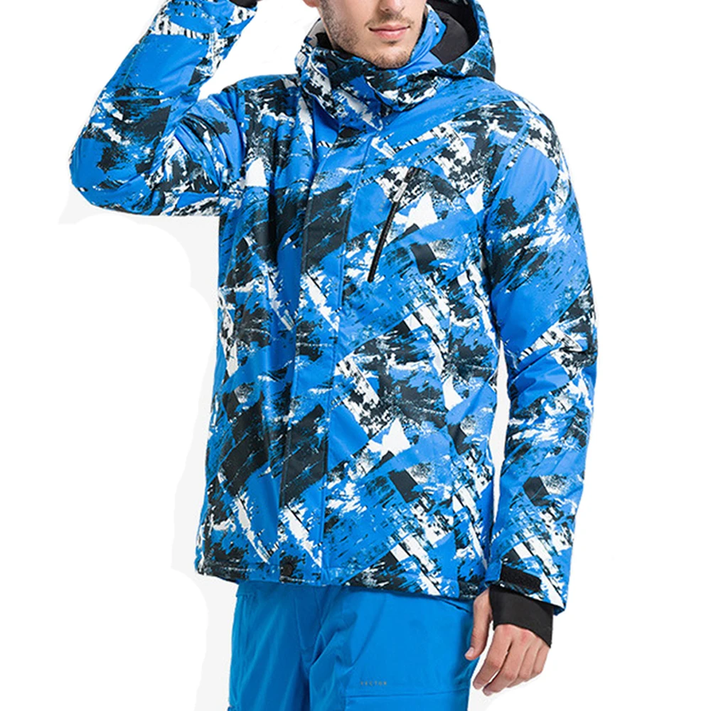 TENNEIGHT الشتاء بدلة تزلج الرجال يندبروف ماء الحرارية في الهواء الطلق التزلج على الجليد سترة و السراويل مجموعات تسلق التزلج