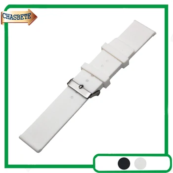 

Silicone Rubber Watch Band for Luminox Watchband 20mm 22mm Men Women Resin Strap Belt Wrist Loop Bracelet Black White + Pin