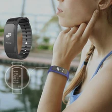 Best качество Водонепроницаемый полный сенсорный экран Smart Браслет HR Фитнес смарт-браслет сердечного ритма Мониторы Шагомер умный Браслет