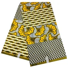 Анкара Африканский Воск Печать Ткани Низкие Цены африканские воск полиэфирная ткань Вощеная африканская с принтом для вечернего платья 6 ярдов