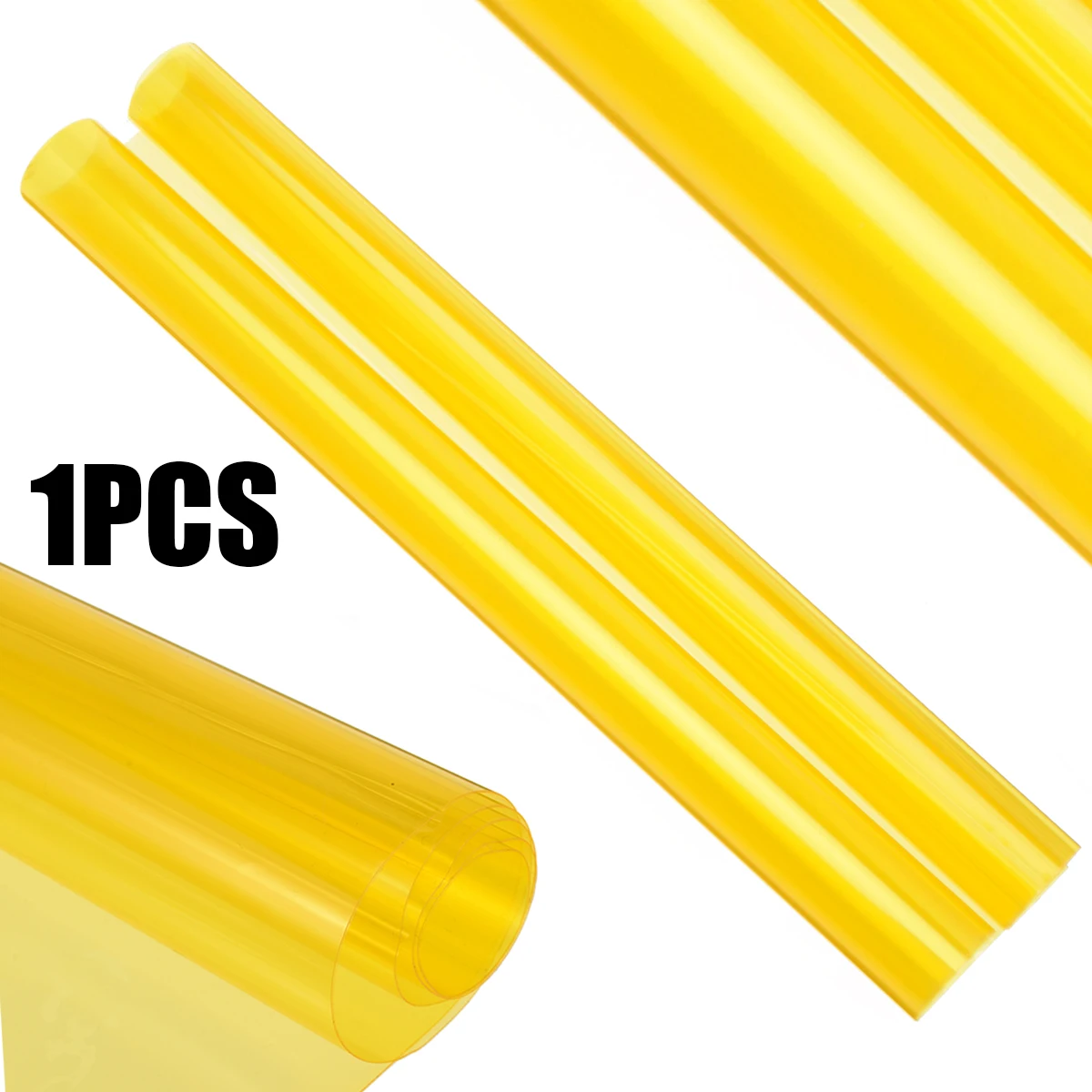 New 60*30CM DIY Yellow Car Headlight Taillight Side marker Bulb Tint Vinyl Smoke Film Sheet Sticker Car Light Vinyl Wrap