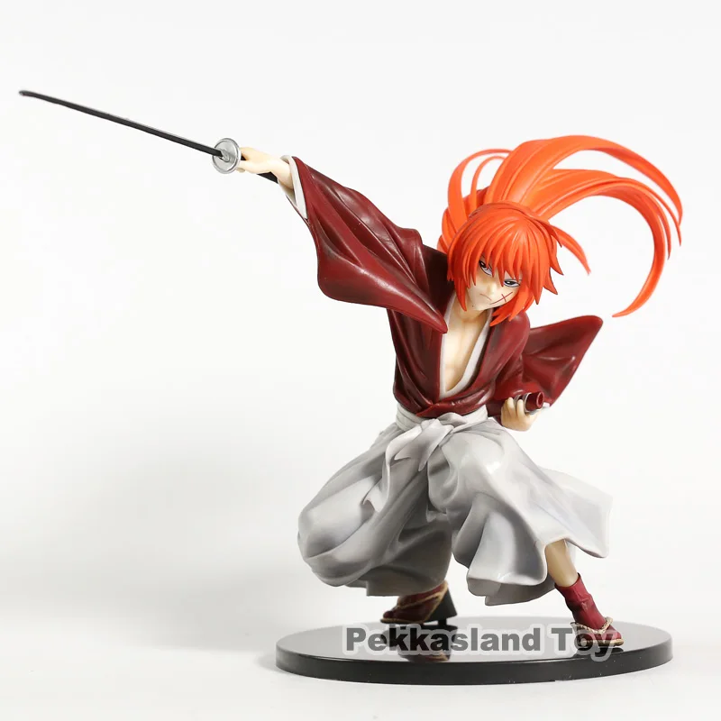 Аниме Rurouni Kenshin Himura Kenshin ПВХ фигурка Коллекционная модель игрушки
