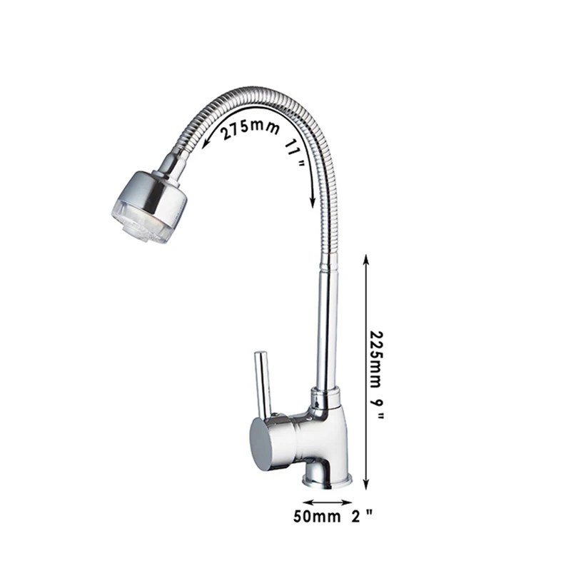 Кухонный смеситель с поворосветодиодный МОМ 360 градусов|swivel faucet|hot coldmixer kitchen |