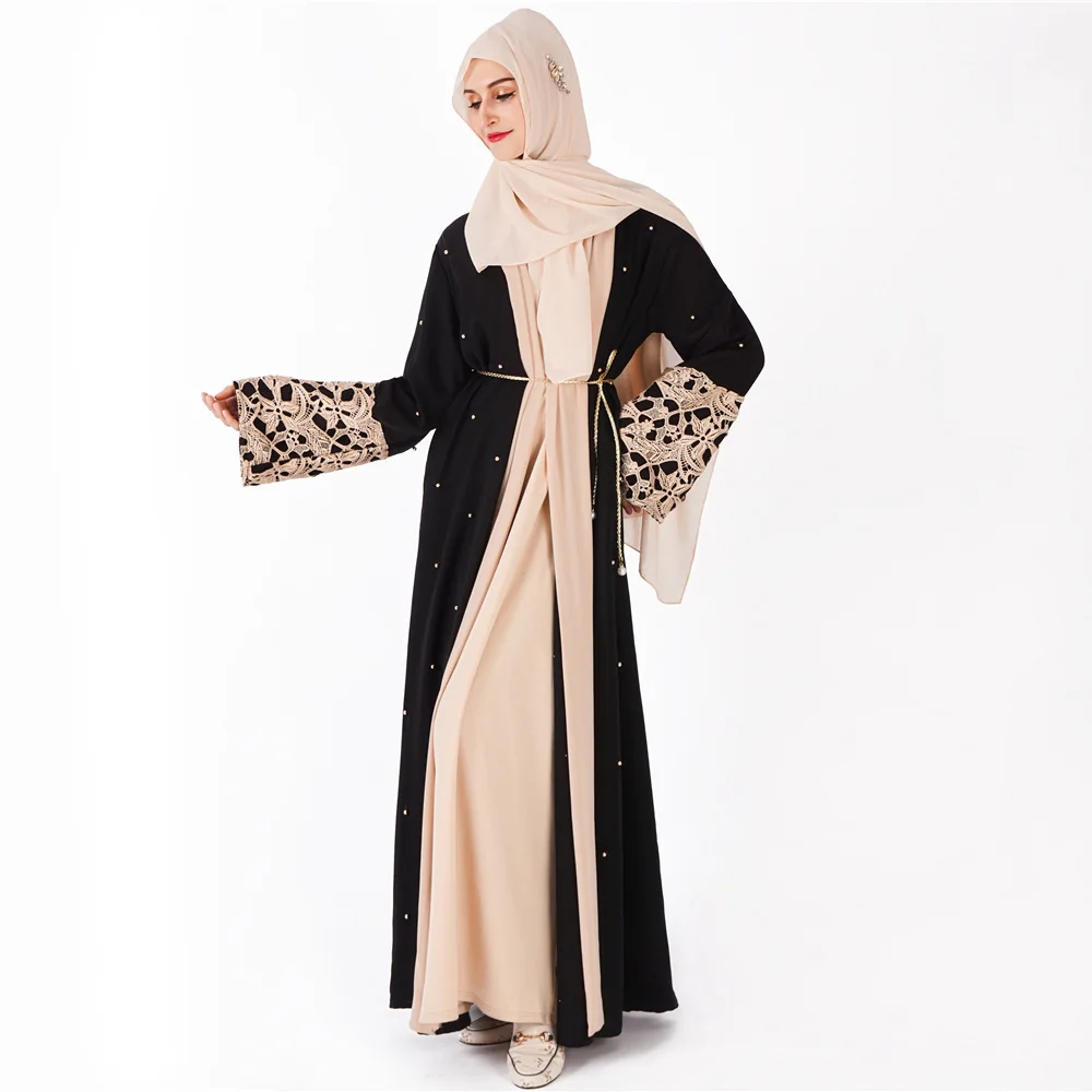 

Muslim Robe A Kind Of Chinese-style Garment Which Buttons Down The Front Or On The Right Longuette Ethnic Costume Arab Woman