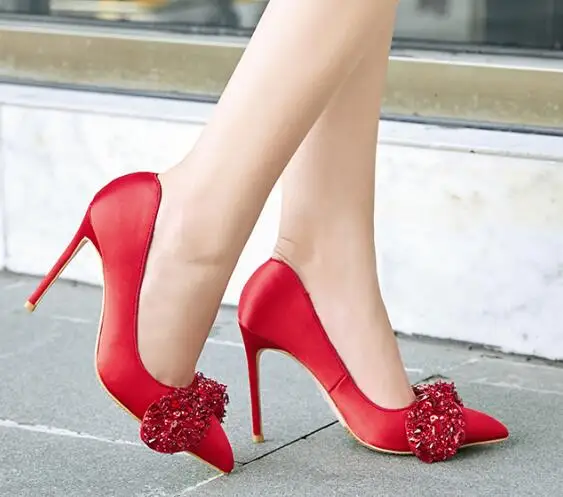 Boda Bowknot Talones Zapatos Delgada black Pie Red Elegante Puntiagudo Stiletto 8cm Alto red Cristal Adornado Pic Mujer Bonjean Tacón As 10cm 8cm Dedo De Del 10cm Pics Tacones Fiesta black qxY6TnwPU