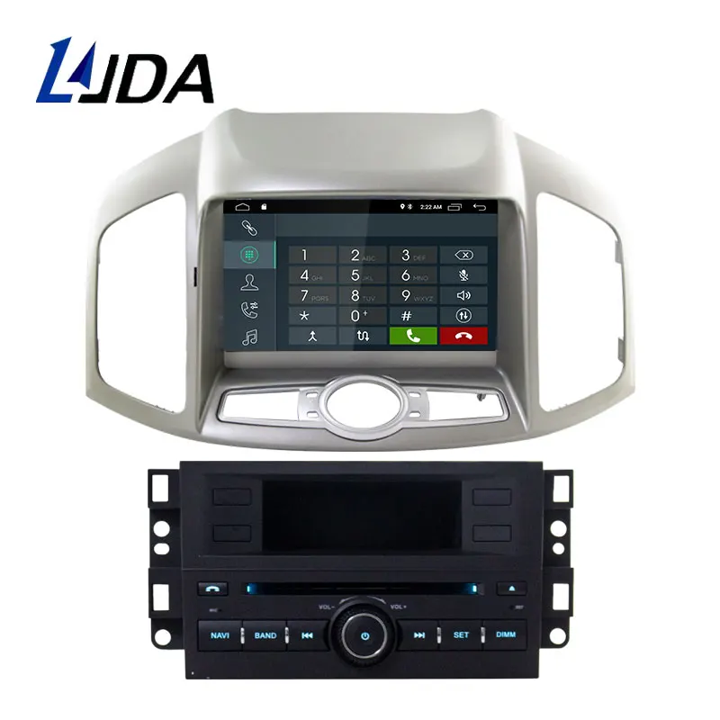 LJDA Android 10 Car DVD Player for Chevrolet Captiva 2006-2015 multimedia Autoaudio Radio GPS Navig