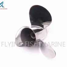 Подвесной Двигатель из нержавеющей стали пропеллер 9 7/8x13-F для Yamaha 20HP 25HP 30HP лодочный мотор 9 7/8x13-F 664-45949-02-00