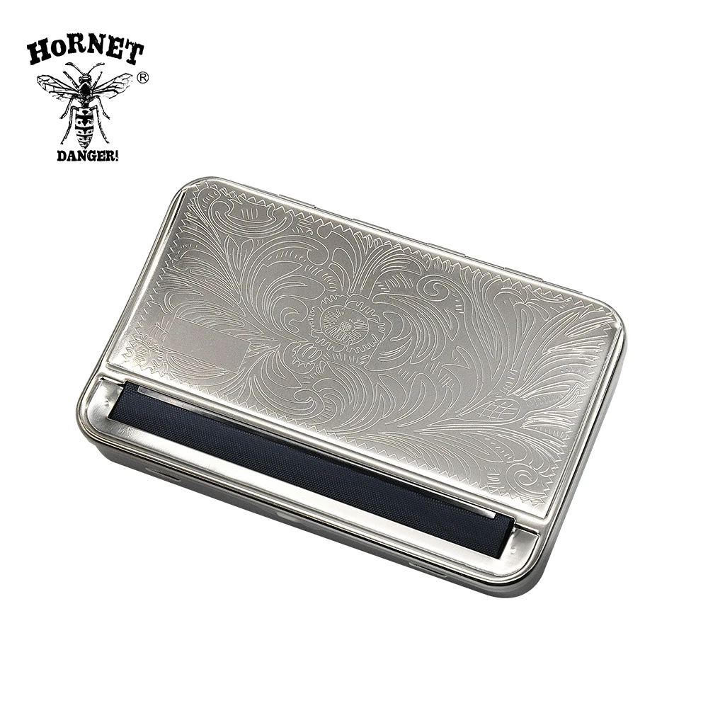 

110MM Silver Metal Rolling Machine Case Box Rolling Machine for 110mm papers Cigarette Maker Roller Handroller