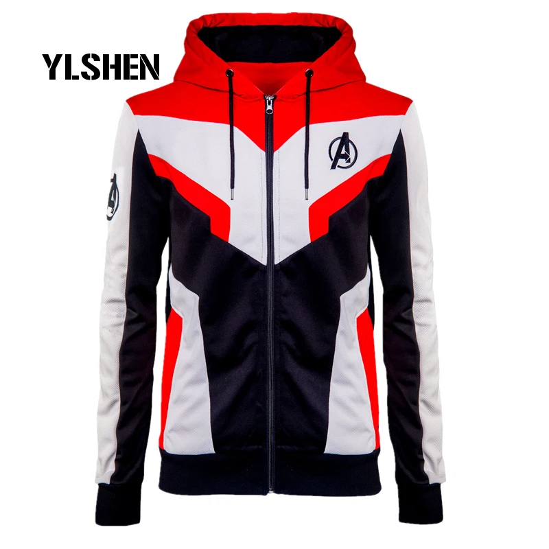 Adult Kids Avengers Endgame Hoodie Jacket Avengers Quantum Realm Sweatshirt Advanced Tech Cosplay Costume 3D Printed Casual Coat