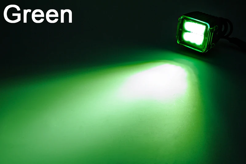 12w led work light 18w led work light square led driving light led pod light spot flood led working offroad off road white amber blue green pods 12v 24v atv 4x4 4wd 3inch truck fog light vehicles car auto motorcycl (9)