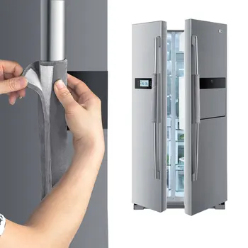

Refrigerator Door Handle Cover Kitchen Appliance Decor Handles Antiskid Protector Gloves for Fridge Oven Keep off Fingerprints