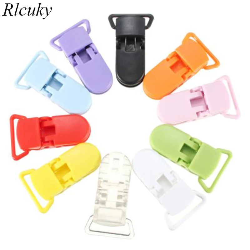 10Pcs Baby Kids T-shape Plastic Pacifier Clips Soother Dummy Style Badge Holder