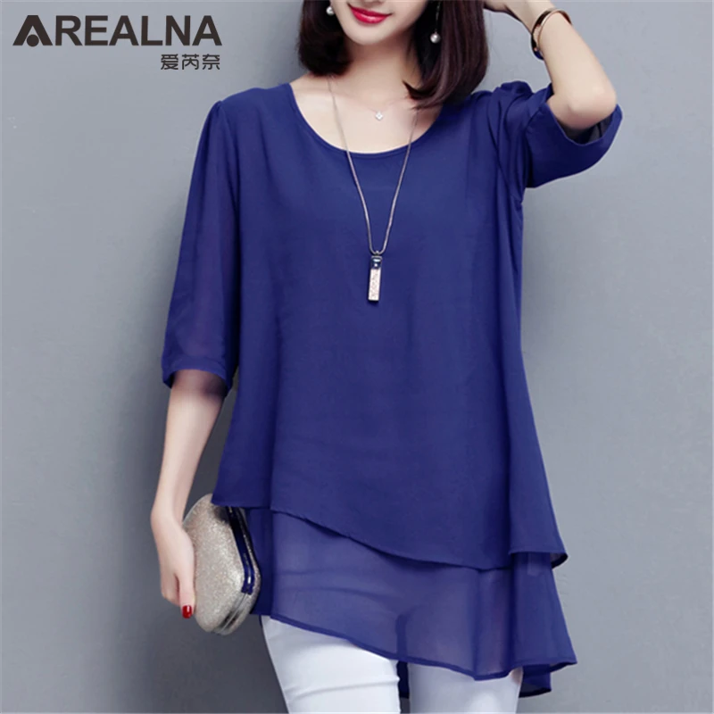 2019 Summer Kimono Vintage Black Chiffon Women Blouse Shirt Plus Size Ruffle Womens Tops and Blouses Blusas Camisas Mujer m-5XL