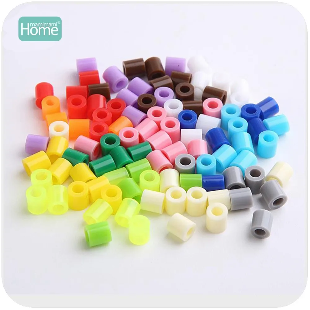 Us 2746 23 Offmamimamihome 36 Color Perler Beads 10000pcs Ironing Beads 5mm Hama Beads Fuse 2template5paper2tweezerspuzzle Diy Drawing Toy In