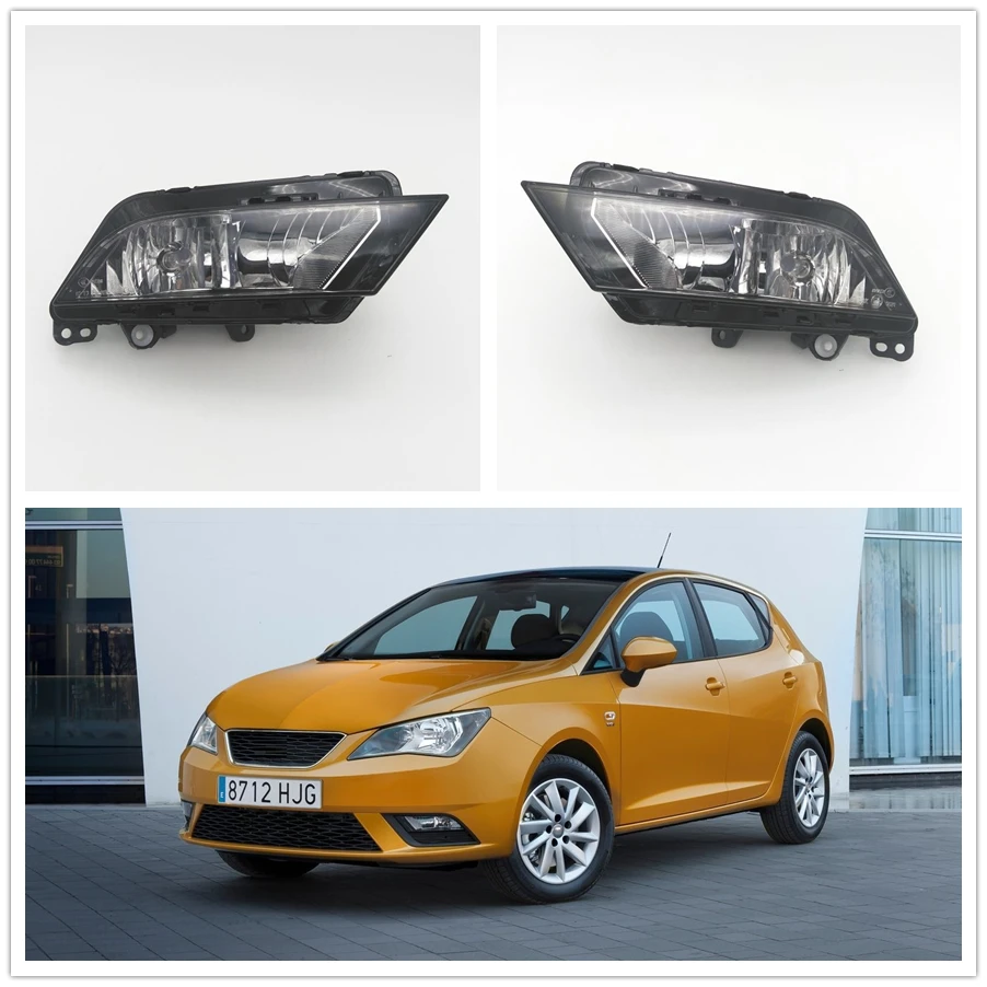 2 шт. для Seat Ibiza 2013 авто-Стайлинг переднего бампера Галогенные Противотуманные фары лампы