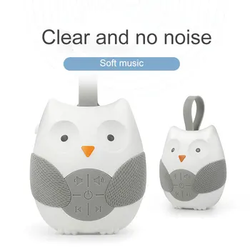 

Cute Portable Baby Soother Music Player Owl Shaped Hanging Stroller Sleeping Comfort Early Education Toy HY99