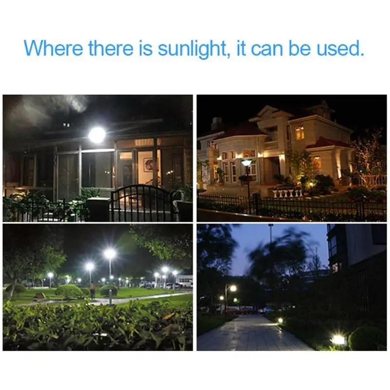 

10W 20LED Solar Powered Sensor Lamp Outdoor Garden Path Street Spotlight Security Wall Light Waterproof IP66 Modern FloodLight