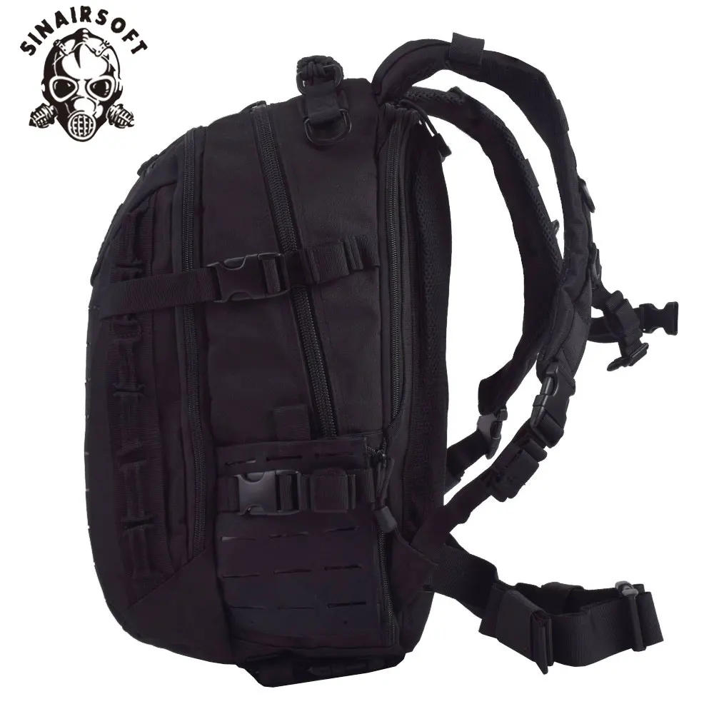 SINAIRSOFT Military Tactical Dragon Egg Backpack 25L Molle System Multi-purpose 15 Inches laptop Rucksack Fishing Camping Bag 