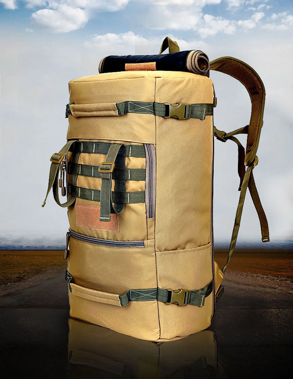 Bolsas de Acampamento Viagem dos Homens Quente Qualidade Superior Nova Militar Tático Mochila Montanhismo Bolsa Caminhadas 50l Mod. 1261637 9 Quente qualidade superior 50l nova militar tático