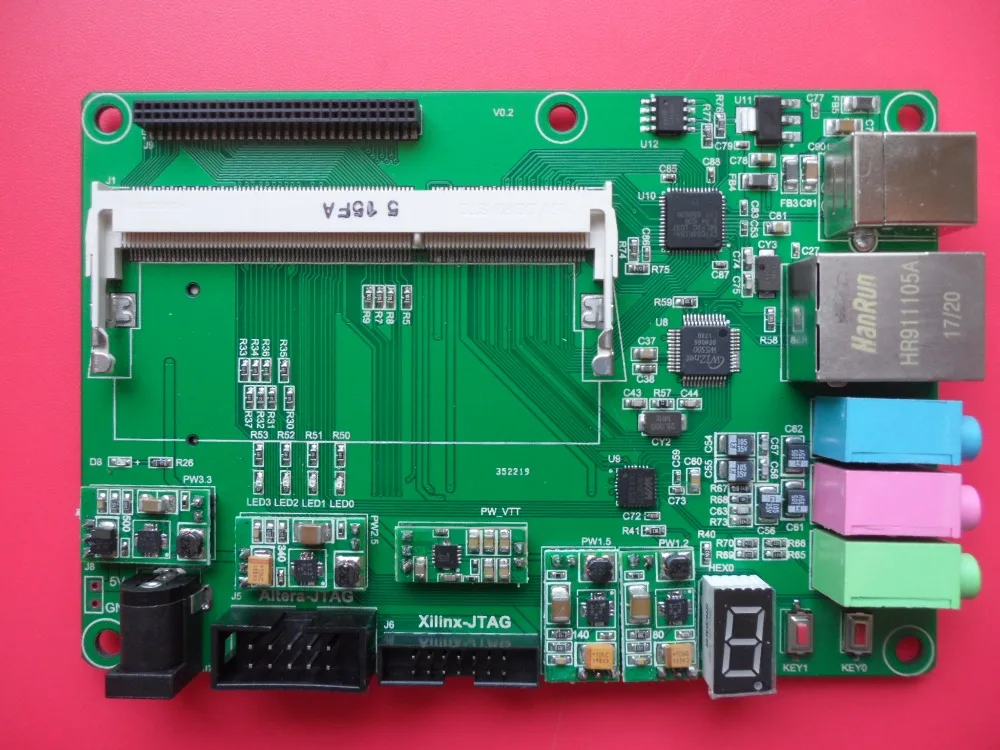 Плата расширения FPGA RTL8211 Ethernet/CYPRESS USB2.0 GF интерфейс без материнской платы |