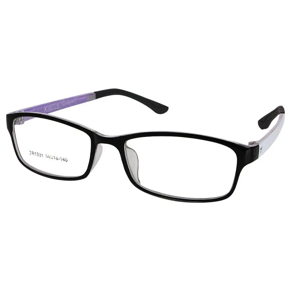 1 шт. очки TR90 сверхлегкие черные очки для мужчин и женщин полная оправа очки унисекс Новинка хит - Цвет оправы: C8