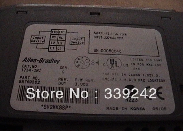 

1734-IM2 OUTPUT MODULE 1734-IM2