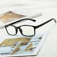 Анти-синие очки для чтения TR90 ультралегкие Ретро прозрачные линзы из смолы женские мужские очки для чтения одежда для дальнозорких очков