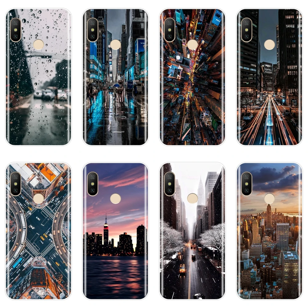 Задняя крышка для Xiaomi Mi 5 5C мягкий силиконовый чехол телефона A1 A2 Lite 8 SE Mi5 Mi6 Mi8 6X