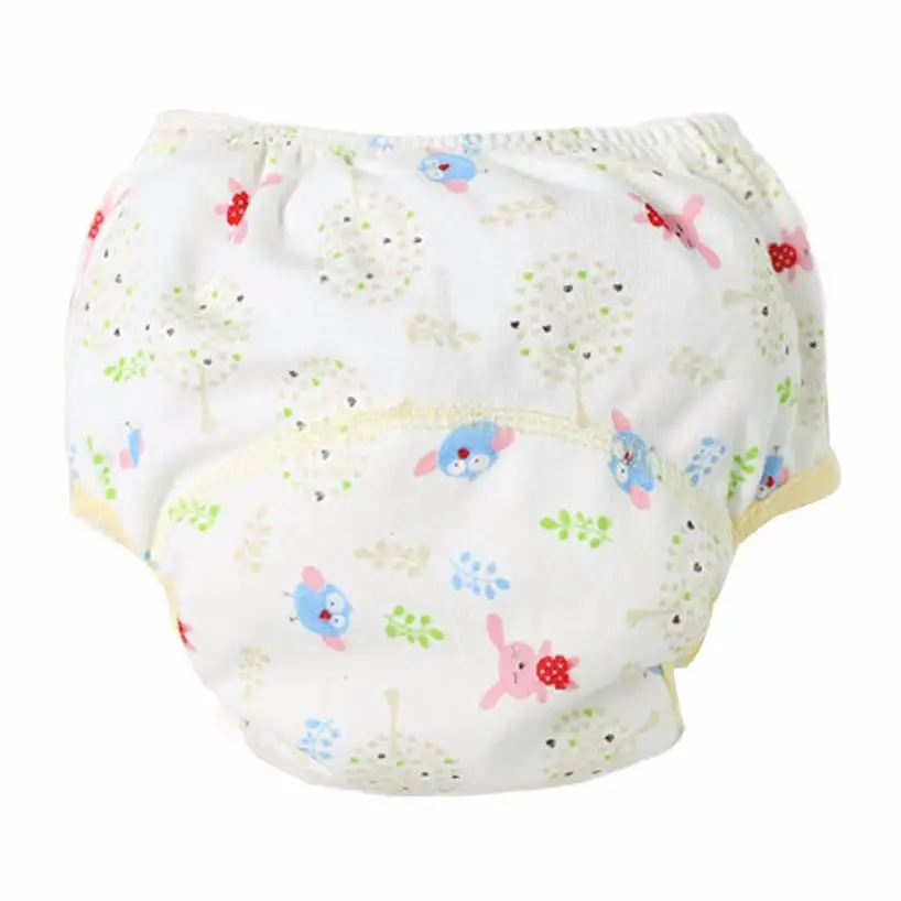 Baby Cotton Training Pants Reusable Cloth Diaper Washable Nappies