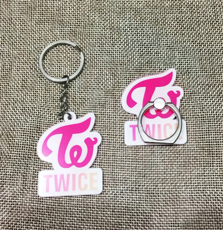Брелок для ключей KPOP Twiceland акриловый мультипликационный альбом с двумя сигналами