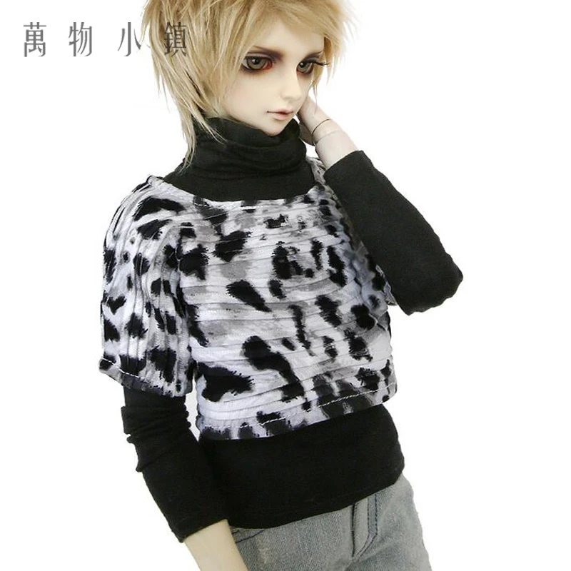 

Accept custom NEW Black white camouflage Sweater Suit /Tops 1/3 1/4 SD MSD BJD Doll Clothes