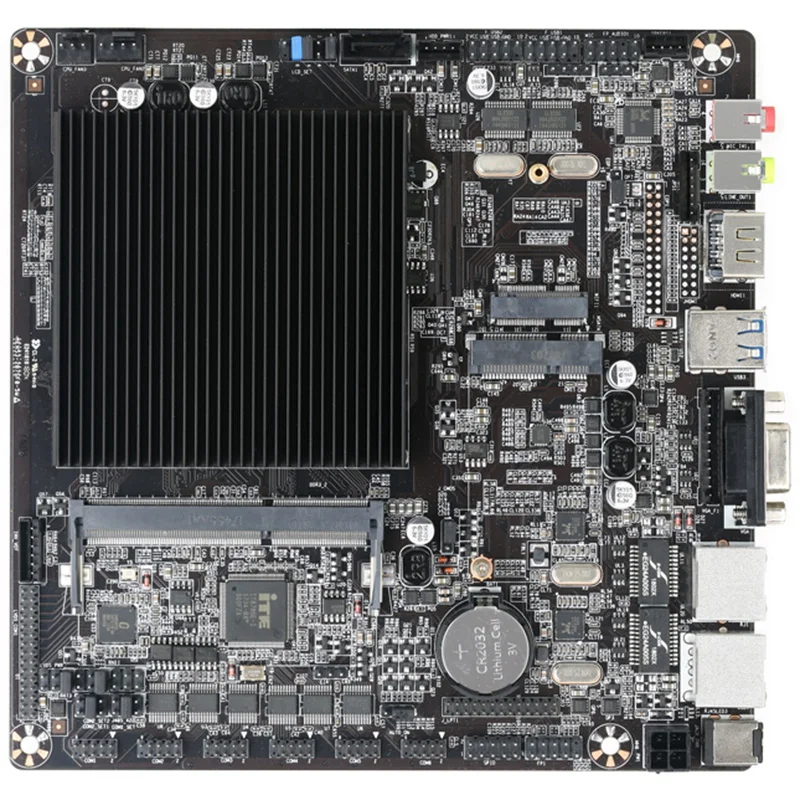 Realan Intel Celeron J1900L2 процессор Настольный ПК мини Itx материнская плата с двумя Lan