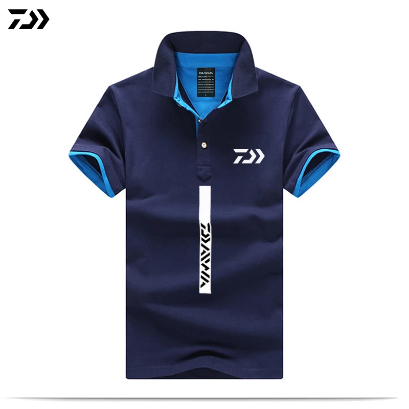 2019 летние DAIWA Sports рубашка поло для рыбалки Мужская одежда походов спорта