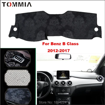 

Tommia Car Dashboard Cover Mat Light Avoid Pad Photophobism Anti-slip protection Mat For BENZ B Class 2012-2017