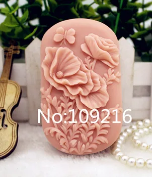 

New Product!!1pcs Small Flowers (zx327) Silicone Handmade Soap Mold Crafts DIY Mould