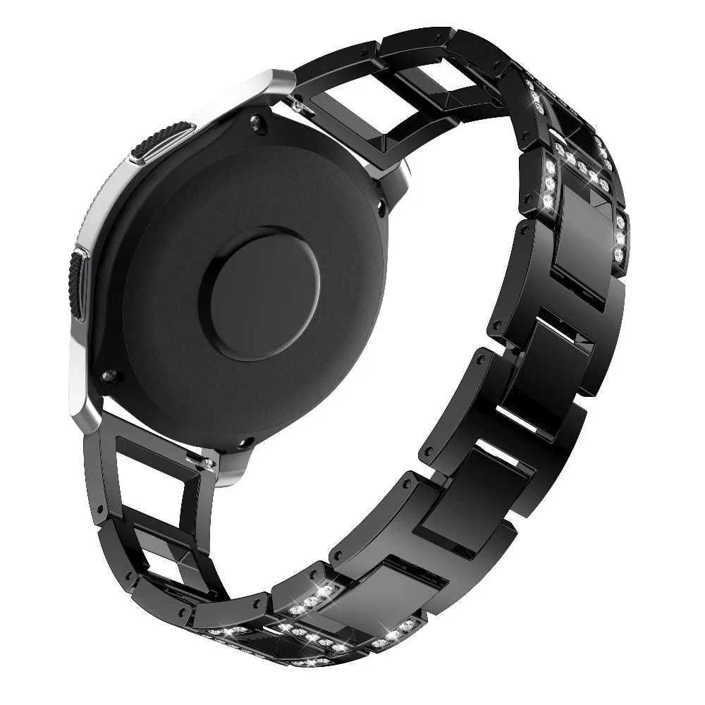 22 мм Нержавеющая сталь для samsung Шестерни S3 классический Frontier galaxy watch 46 группа huami